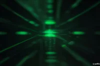 Dark tech background with green neon accents and centered glowing text reading "SPECULATIVE SPEEDUP".